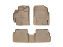 WeatherTech DigitalFit Floor Liners for Pontiac/Toyota [Covers Front & Rear Row, Tan] | 45186-1-2