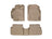 WeatherTech DigitalFit Floor Liners for Pontiac/Toyota [Covers Front & Rear Row, Tan] | 45186-1-2