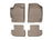 WeatherTech DigitalFit Floor Liners for 2013 2012 2011 2010 2009 2008 Nissan Altima [Covers Front & Rear Row, Tan] | 451961-451183