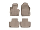 WeatherTech DigitalFit Floor Liners for 2017 2016 Maserati GranTurismo [Covers Front & Rear Row, Tan] | 45202-1-4