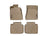 WeatherTech DigitalFit Floor Liners for Lexus [Covers Front & Rear Row, Tan] | 45205-1-2