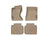 WeatherTech DigitalFit Floor Liners for GS300/GS350 [Covers Front & Rear Row, Tan] | 452061-452052