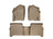 WeatherTech DigitalFit Floor Liners for 2015 2014 2013 2012 2011 2010 2009 2008 Nissan Titan [Covers Front & Rear Row, Tan] | 452091-450192
