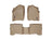 WeatherTech DigitalFit Floor Liners for QX56/Armada [Covers Front & Rear Row, Tan] | 452091-450194