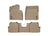 WeatherTech DigitalFit Floor Liners for Mercedes-Benz [Covers Front & Rear Row, Tan] | 45221-1-2