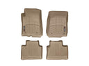 WeatherTech DigitalFit Floor Liners for 2009 2008 Pontiac G8 [Covers Front & Rear Row, Tan] | 45225-1-2