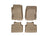 WeatherTech DigitalFit Floor Liners for 2009 2008 Pontiac G8 [Covers Front & Rear Row, Tan] | 45225-1-2