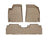 WeatherTech DigitalFit Floor Liners for RX350/RX450h [Covers Front & Rear Row, Tan] | 45229-1-2