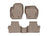 WeatherTech DigitalFit Floor Liners for Volvo [Covers Front & Rear Row, Tan] | 45232-1-2
