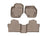 WeatherTech DigitalFit Floor Liners for 2018 2017 2016 Volvo S60 [Covers Front & Rear Row, Tan] | 45234-1-4