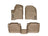 WeatherTech DigitalFit Floor Liners for 2010 2009 Lincoln MKS [Covers Front & Rear Row, Tan] | 45237-1-2