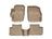 WeatherTech DigitalFit Floor Liners for 2013 2012 2011 2010 Mazda 3 [Covers Front & Rear Row, Tan] | 45240-1-2