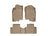 WeatherTech DigitalFit Floor Liners for 2014 2013 2012 2011 2010 Honda Insight [Covers Front & Rear Row, Tan] | 45241-1-2