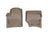 WeatherTech DigitalFit Floor Liners for Cayenne/Touareg [Covers Front Row, Tan] | 452451