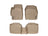 WeatherTech DigitalFit Floor Liners for 2010 2009 2008 2007 2006 2005 Scion tC [Covers Front & Rear Row, Tan] | 45247-1-2
