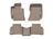 WeatherTech DigitalFit Floor Liners for Mercedes-Benz [Covers Front & Rear Row, Tan] | 45258-1-3