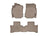 WeatherTech DigitalFit Floor Liners for 2014 2013 2012 2011 2010 2009 Nissan Cube [Covers Front & Rear Row, Tan] | 45261-1-2