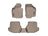 WeatherTech DigitalFit Floor Liners for 2016 2015 2014 2013 2012 2011 2010 2009 2008 2007 Volkswagen Eos [Covers Front & Rear Row, Tan] | 45269-1-3
