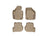 WeatherTech DigitalFit Floor Liners for Volkswagen [Covers Front & Rear Row, Tan] | 452691-450802