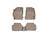 WeatherTech DigitalFit Floor Liners for 2014 2013 2012 2011 Mazda 2 [Covers Front & Rear Row, Tan] | 45273-1-2