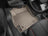 WeatherTech DigitalFit Floor Liners for 2014 2013 2012 2011 Mazda 2 [Covers Front Row, Tan] | 452731
