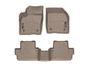 WeatherTech DigitalFit Floor Liners for 2013 2012 2011 2010 2009 2008 2007 Volvo C30 [Covers Front & Rear Row, Tan] | 45279-1-2