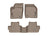WeatherTech DigitalFit Floor Liners for 2013 2012 2011 2010 2009 2008 2007 Volvo C30 [Covers Front & Rear Row, Tan] | 45279-1-2