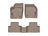 WeatherTech DigitalFit Floor Liners for S40/V50 [Covers Front & Rear Row, Tan] | 45279-1-3