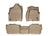 WeatherTech DigitalFit Floor Liners for 2009 2008 2007 2006 2005 2004 2003 Hummer H2 [Covers Front & Rear Row, Tan] | 45284-1-2