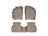 WeatherTech DigitalFit Floor Liners for 2008 2007 2006 2005 2004 Suzuki Forenza [Covers Front & Rear Row, Tan] | 45285-1-2