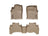 WeatherTech DigitalFit Floor Liners for GX460/4Runner [Covers Front & Rear Row, Tan] | 45286-1-2