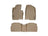 WeatherTech DigitalFit Floor Liners for 2015 2014 2013 2012 2011 Hyundai Sonata [Covers Front & Rear Row, Tan] | 45296-1-2