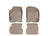 WeatherTech DigitalFit Floor Liners for 2011 2010 Ford Focus [Covers Front & Rear Row, Tan] | 453011-451902