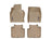 WeatherTech DigitalFit Floor Liners for INFINITI [Covers Front & Rear Row, Tan] | 45304-1-2