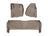 WeatherTech DigitalFit Floor Liners for F-250 Super Duty/F-350 Super Duty [Covers Front & Rear Row, Tan] | 45305-1-2