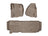WeatherTech DigitalFit Floor Liners for F-250 Super Duty/F-350 Super Duty [Covers Front & Rear Row, Tan] | 45305-1-3