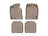 WeatherTech DigitalFit Floor Liners for 2011 Hyundai Equus [Covers Front & Rear Row, Tan] | 45306-1-3