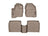 WeatherTech DigitalFit Floor Liners for 2019 2018 2017 2016 2015 2014 2013 2012 2011 2010 Lincoln MKT [Covers Front & Rear Row, Tan] | 453121-456502