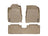 WeatherTech DigitalFit Floor Liners for 2011 2010 2009 2008 2007 Honda CR-V [Covers Front & Rear Row, Tan] | 453161-450982