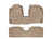 WeatherTech DigitalFit Floor Liners for 2011 2010 2009 2008 2007 Honda CR-V [Covers Front & Rear Row, Tan] | 453191-450982