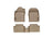 WeatherTech DigitalFit Floor Liners for 2013 2012 2011 Ford Fiesta [Covers Front & Rear Row, Tan] | 45323-1-2