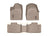 WeatherTech DigitalFit Floor Liners for 2012 2011 Dodge Durango [Covers Front & Rear Row, Tan] | 45324-1-4