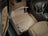 WeatherTech DigitalFit Floor Liners for 2013 2012 2011 Hyundai Elantra [Covers Front Row, Tan] | 453251