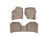 WeatherTech DigitalFit Floor Liners for Cayenne/Touareg [Covers Front & Rear Row, Tan] | 45333-1-2