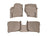 WeatherTech DigitalFit Floor Liners for Cayenne/Touareg [Covers Front & Rear Row, Tan] | 45333-1-3