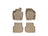 WeatherTech DigitalFit Floor Liners for 2018 2017 2016 2015 2014 2013 2012 2011 Volkswagen Jetta [Covers Front & Rear Row, Tan] | 45338-1-2