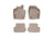 WeatherTech DigitalFit Floor Liners for 2019 2018 2017 2016 2015 2014 2013 2012 Volkswagen Beetle [Covers Front & Rear Row, Tan] | 45338-1-3