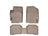 WeatherTech DigitalFit Floor Liners for 2017 2016 2015 2014 2013 2012 Hyundai Accent [Covers Front & Rear Row, Tan] | 45340-1-2