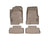 WeatherTech DigitalFit Floor Liners for 2012 2011 2010 Ford Mustang [Covers Front & Rear Row, Tan] | 453481-451392
