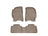 WeatherTech DigitalFit Floor Liners for Ford/Mazda/Mercury [Covers Front & Rear Row, Tan] | 453541-451192